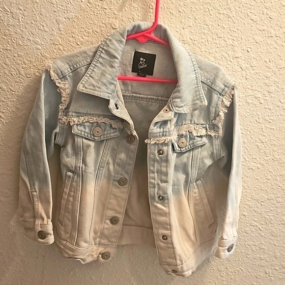 Art Class Girls 4T Blue/White Jean Jacket - Picture 1 of 6